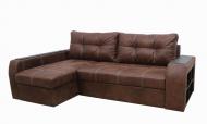 Кутовий диван Garnitur.plus Барон темно-коричневий 250 см (DP-181)
