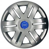Колпак для колес SJS Fiat (синій) 406 R16" 4 шт. серебряный (108044)