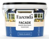 Краска фасадная акриловая Fazenda Fasade acrylic белый 4 кг