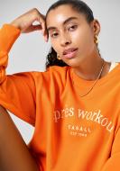 Джемпер жін.  р.XS жовтий 24102-472 TERRY SPRING CREW NECK BURNT ORANGE,XS Casall SS24