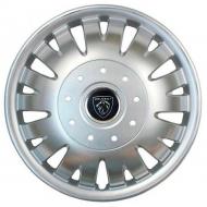 Колпак для колес SJS Peugeot NEW 410 R16" 4 шт. серебряный (108048)