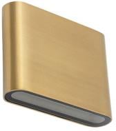 Светильник уличный настенный Nowodvorski Semi 2x3 Вт LED-модуль латунь 11365