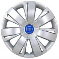 Колпак для колес SJS Fiat (синій) 411 R16" 4 шт. серебряный (108050)