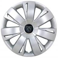 Колпак для колес SJS Peugeot NEW 411 R16" 4 шт. серебряный (108051)