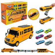 Игровой набор Shantou Школьный автобус-трек 8901