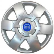 Колпак для колес SJS Fiat (синій) 413 R16" 4 шт. серебряный (108056)