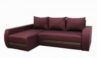 Кутовий диван Garnitur.plus Граф темно-червоний 245 см (DP-236)