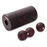 Набор для массажа Cornix (Ball 8 см, Duoball 8 х 16 см, Foam Roller 30 х 15 см) XR-0080