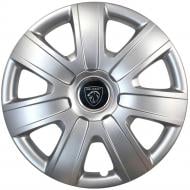 Колпак для колес SJS Peugeot NEW 415 R16" 4 шт. серебряный (108063)