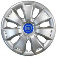 Колпак для колес SJS Fiat (синій) 417 R16" 4 шт. серебряный (108068)