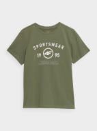 Футболка 4F TSHIRT M1012 4FJSS23TTSHM1012-41S р.146 зеленый