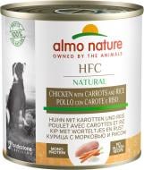 Консерва для собак для усіх порід Almo Nature HFC Dog Natural курка з морквою і рисом 280 г