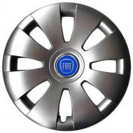 Колпак для колес SJS Fiat (синій) 423 R16" 4 шт. серебряный (108086)
