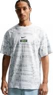 Футболка Nike U NSW TEE LSE AM DAY AOP IH1367-101 р.S серый