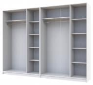 УЦІНКА! Шафа для одягу Doros Промо 3+3 ДСП 2040х2700х480 мм білий (УЦ №2424)