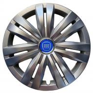 Колпак для колес SJS Fiat (синій) 427 R16" 4 шт. серебряный (108098)