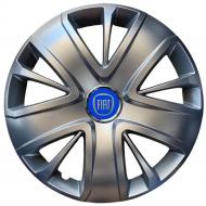Колпак для колес SJS Fiat (синій) 428 R16" 4 шт. серебряный (108101)