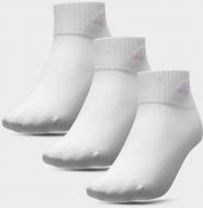 Шкарпетки 4F SOCKS CAS F098 (3PACK) 4FJSS23USOCF098-90S р.36-38 білий 3 пари шт.