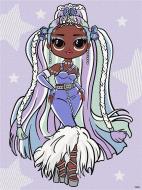 Картина по номерам - L.O.L. Surprise! O.M.G. Fashion show Lady Braids 30х40 см Ideyka