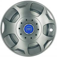 Колпак для колес SJS Fiat (синій) 342 R15" 4 шт. серебряный (108119)