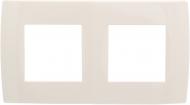 Рамка модульная TEM MODUL 2x2M горизонтальная кремовый 4324707