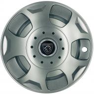 Колпак для колес SJS Peugeot NEW 342 R15" 4 шт. серебряный (108120)