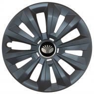 Колпак для колес SJS Daewoo 346 R15" 4 шт. черный (108257)