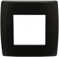 Рамка модульная TEM MODUL 2M горизонтальная черный 4324726