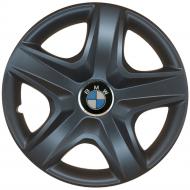 Колпак для колес SJS BMW 340 R15" 4 шт. черный (108258)