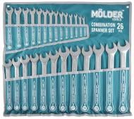 Набор ключей рожково-накидных Molder CR-V 6-32 мм 26 шт MT58126