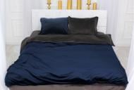 Комплект постельного белья Велюр Winter Frost 28-0005+28-0006 Tagetes Velvet 160х220 см синий/серый MirSon