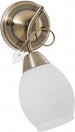 Бра Accento lighting Merida 1x60 Вт E27 антична латунь ALDW-MB12839