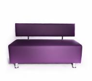 Офісний диван Rimos Konor без ніші 120х55х75 см Фіолетовий (Z-28_120)
