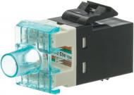 Модульне гніздо ABB Swing RJ45 CAT5 UTP 8-пол. чорний AMP RJ45 CAT5N