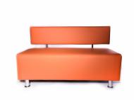 Офисный диван Rimos Konor без нишы 100х55х75 см Оранжевый (Z-28_120)