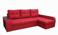 Кутовий диван Garnitur.plus Барон червоний 250 см (DP-172)
