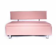 Офісний диван Rimos Konor з нішою 100х55х75 см Рожевий (Z-28_120)
