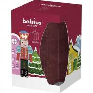Свеча столбик звезда 100/70 бордо Bolsius