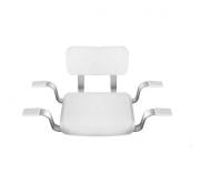 Сиденье для ванной PRIMANOVA со спинкой Сappadocia 34х42 см