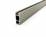 Профіль Quadrum Square line набірний 350 см сталь матова 1 шт.