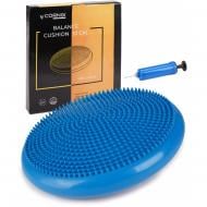 Балансувальна платформа Cornix подушка-диск 33 см сенсомоторна масажна XR-0054 Blue