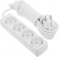 Подовжувач Gunsan із заземленням 4 гн. білий 5 м 4/5 з заз. Подовжувач Gunsan із заземленням 4 гн. білий 5 м 4/5 з заз.