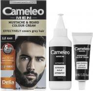 Крем-краска для бороды, усов и бакенбардов Delia Cosmetics Cameleo черный 30 мл