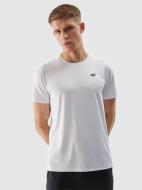 Футболка 4F TSHIRT FNK M598 4FWSS24TFTSM598-10S р.XL белый