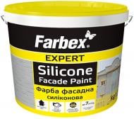 Фарба фасадна силіконова Farbex Expert Silicone fasad мат білий 1,4 кг