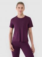 Футболка 4F TSHIRT FNK F1236 4FRSS25TFTSF1236-50S р.XS фиолетовый