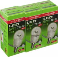 Лампа светодиодная Eurolamp 3 шт./уп. 5 Вт G45 прозрачная E14 220 В 4000 К DIY-LED-G45-05144clear(T)new(3