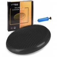 Балансувальна платформа Cornix 33 см (сенсомоторна) масажна XR-0052 Black