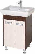 Тумба напольная Aqua Rodos Виктория 60 венге с умывальником Irida 60 Тумба напольная Aqua Rodos Виктория 60 венге с умывальником Irida 60