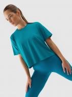 Футболка 4F TSHIRT FNK F709 4FWSS24TFTSF709-35S р.M бирюзовый